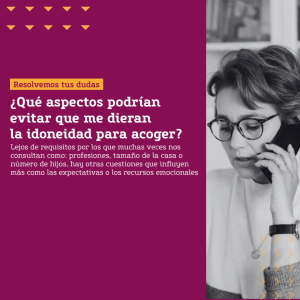 Foto de mujer hablando por teléfono ¿Qué aspectos pueden condicionar que me den la idoneidad para acoger?