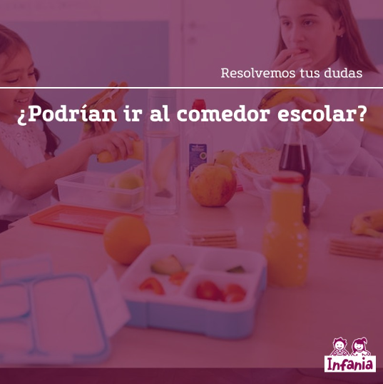 ¿Podrían ir al comedor escolar?