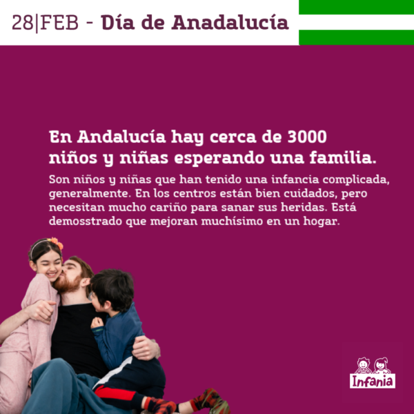 En Andalucía hay 3000 niños y niñas esperando una familia de acogida